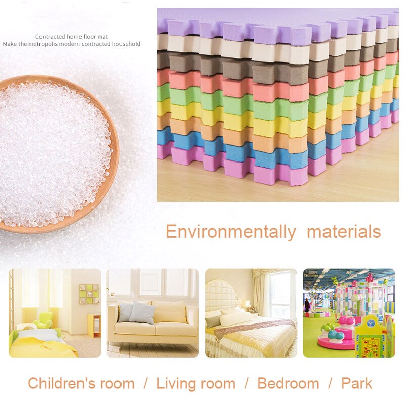16 Pcs 30*30 Cm Baby Eva Foam Puzzel Speelkleed/Kids Tapijten Speelgoed Tapijt Voor Kinderen Baby oefening Vloertegels