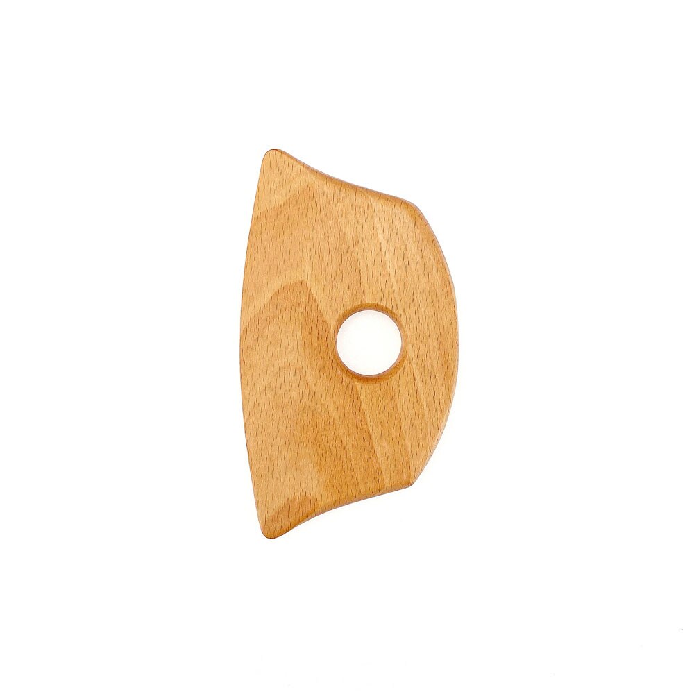Planche de Massage Gua Sha en Bois, Outil de Thérapie Corporel Amincissant: C-Wooden