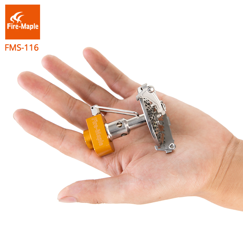 Fire Maple Outdoor Gas Stove One-Piece Stainless Big Burner Camping Equipment Folding Lightweight 2820W Outdoor Gear FMS-116