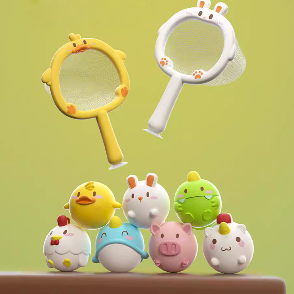 Baby Niedliche Tiere Bad Spielzeug LED Leuchten Spielzeug Schwimmen Wasser Weiche Gummi Float Induktion Leuchtende Ente für Kinder Spielen Lustige