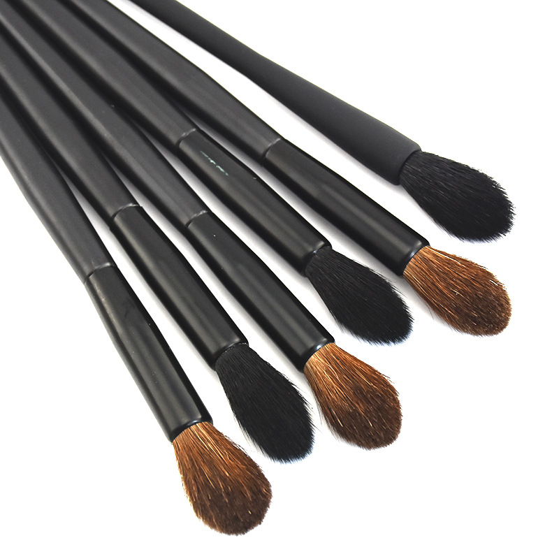 MECLOVOR, 1 pieza, brocha para resaltar el contorno de la nariz, cepillo de manchas, pelo de Animal, lana, cepillo para pelo de caballo, Kits de herramientas cosméticas para mujeres