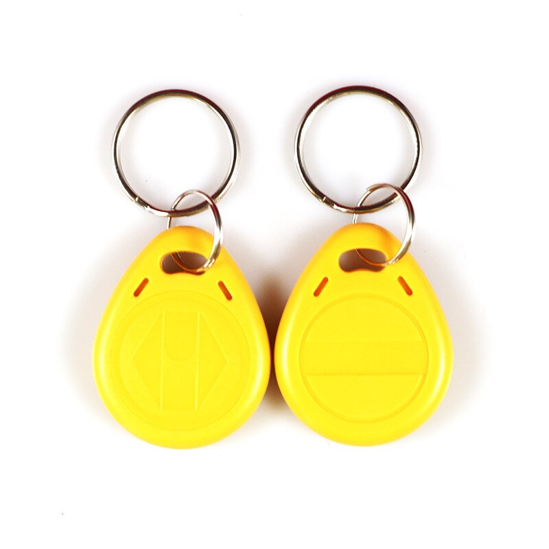 50PCS EM4305 T5577 tag Copy Rewritable Writable Rewrite keyfobs RFID Key Ring Card Proximity Token Badge Duplicate