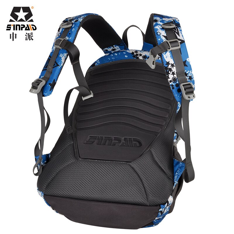 SINPAID, nueva mochila de viaje a prueba de agua a la para hombres y mujeres, bolsa de viaje multifuncional con patrón de estrella para chicas adolescentes