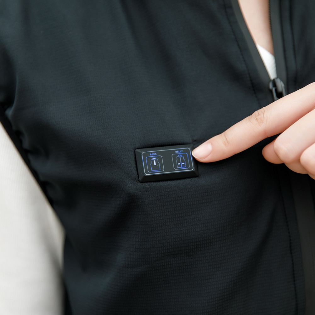 Winter Motorcycle Motocross Gear Body Armor Vest Electric Thermal Waistcoat Clothes Temperature Adjustable Heated Body Protector