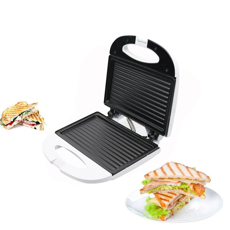 Electric Mini Sandwich Maker Grill Panini Breakfast Machine Barbecue Steak Frying Oven US Plug