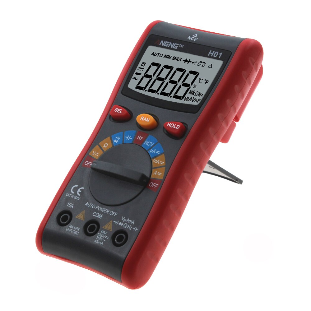 Aneng  h01 4000 telt digitale multimeter testers auto elektrische comprobador transistor tester multitester multimetro