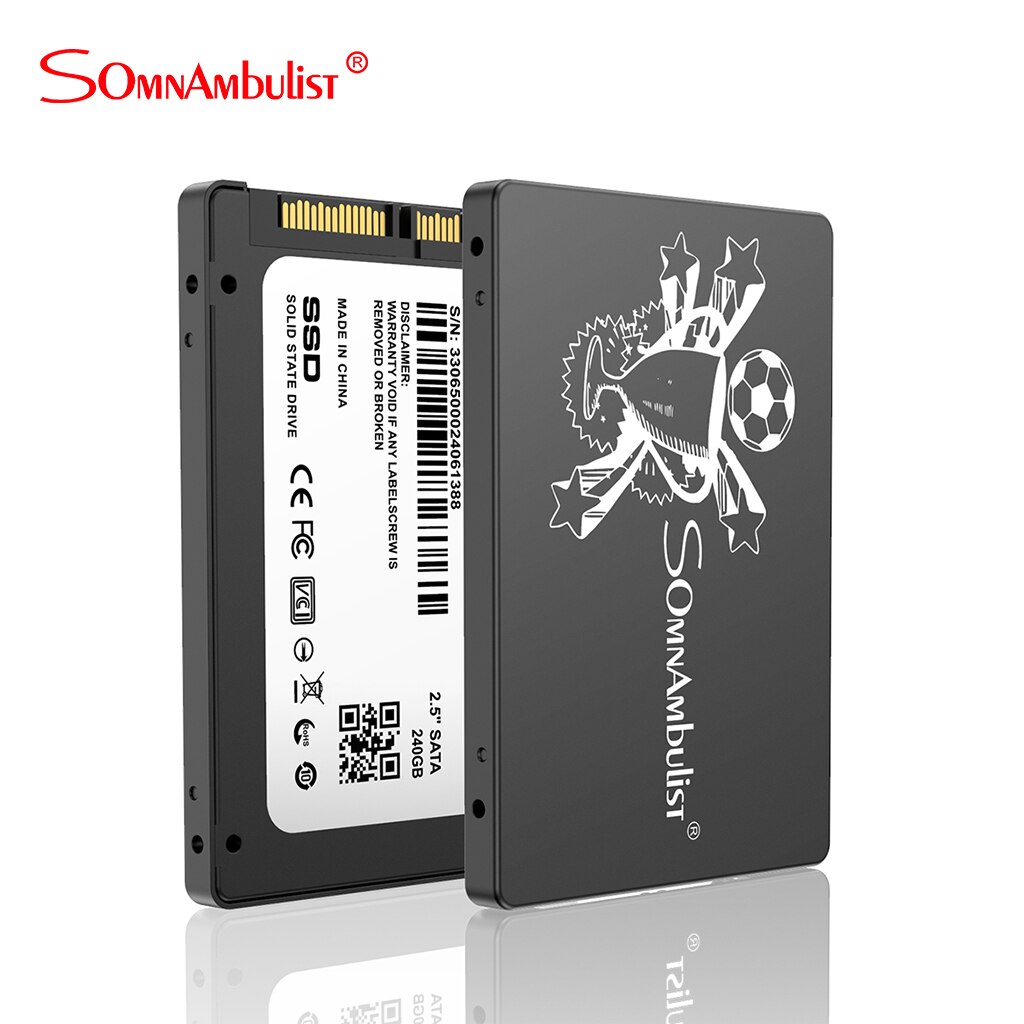 Metal trofeo 60G 120G 240G 480G 960G 2TB notebook desktop SSD unità a stato solido 2.5 pollici SATA3