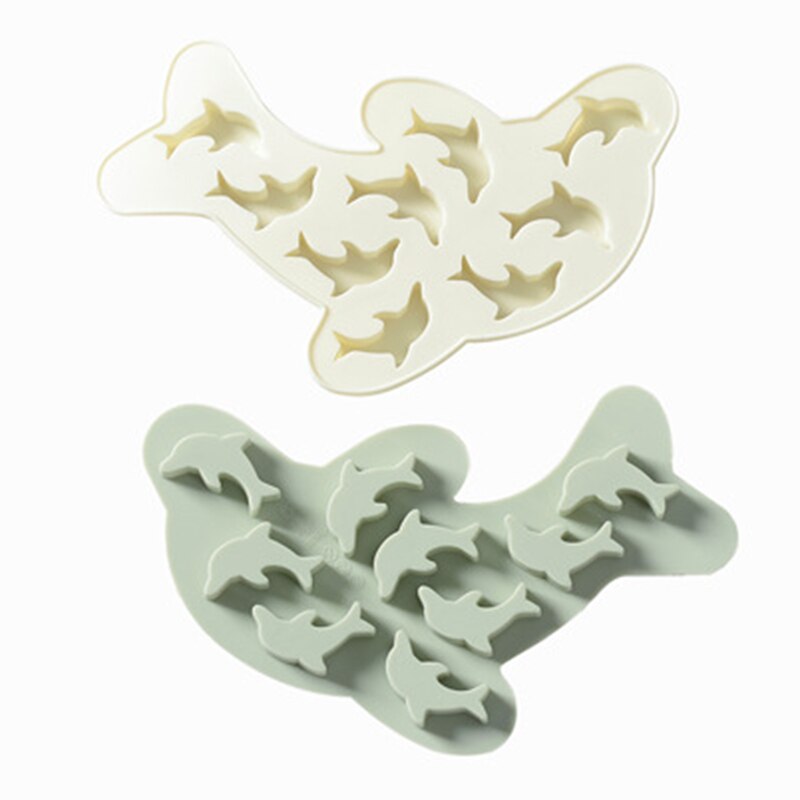 Moule à glace en Silicone en forme de dauphin, mignon, chocolat, gadget de cuisine GQ