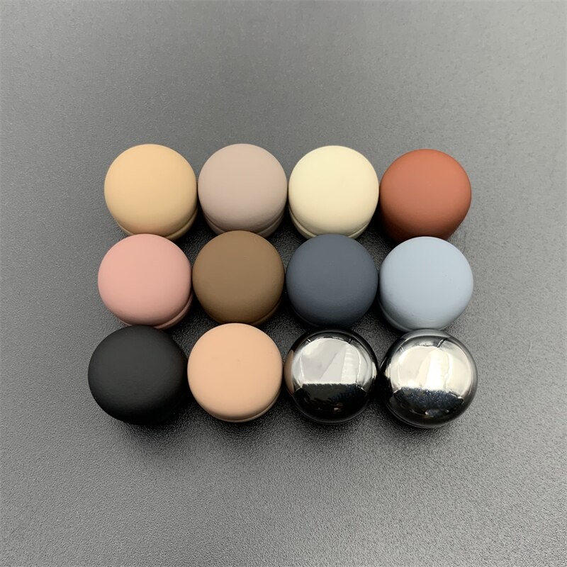12 stück/einstellen sichere hijab-macaron-brosche, starke metallbeschichtung, magnetischer hijab-Clip, luxus-accessoire, keine lochnadeln, broschen magnetisch: Satz 13