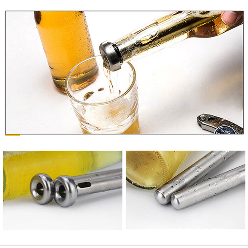 304 Stainless Portable Beer Wine Beverage Chiller Stick Cooler Kitchen Tool