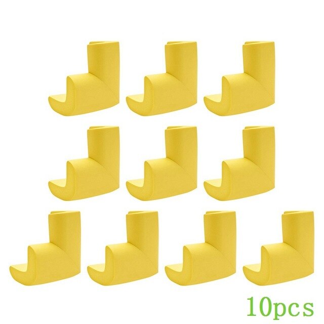 10pcs/lot Baby Safety Silicone Protector Table Corner Edge Protection Thicken Safety anti-collision angle Protect kids from bump: 10pcs 01
