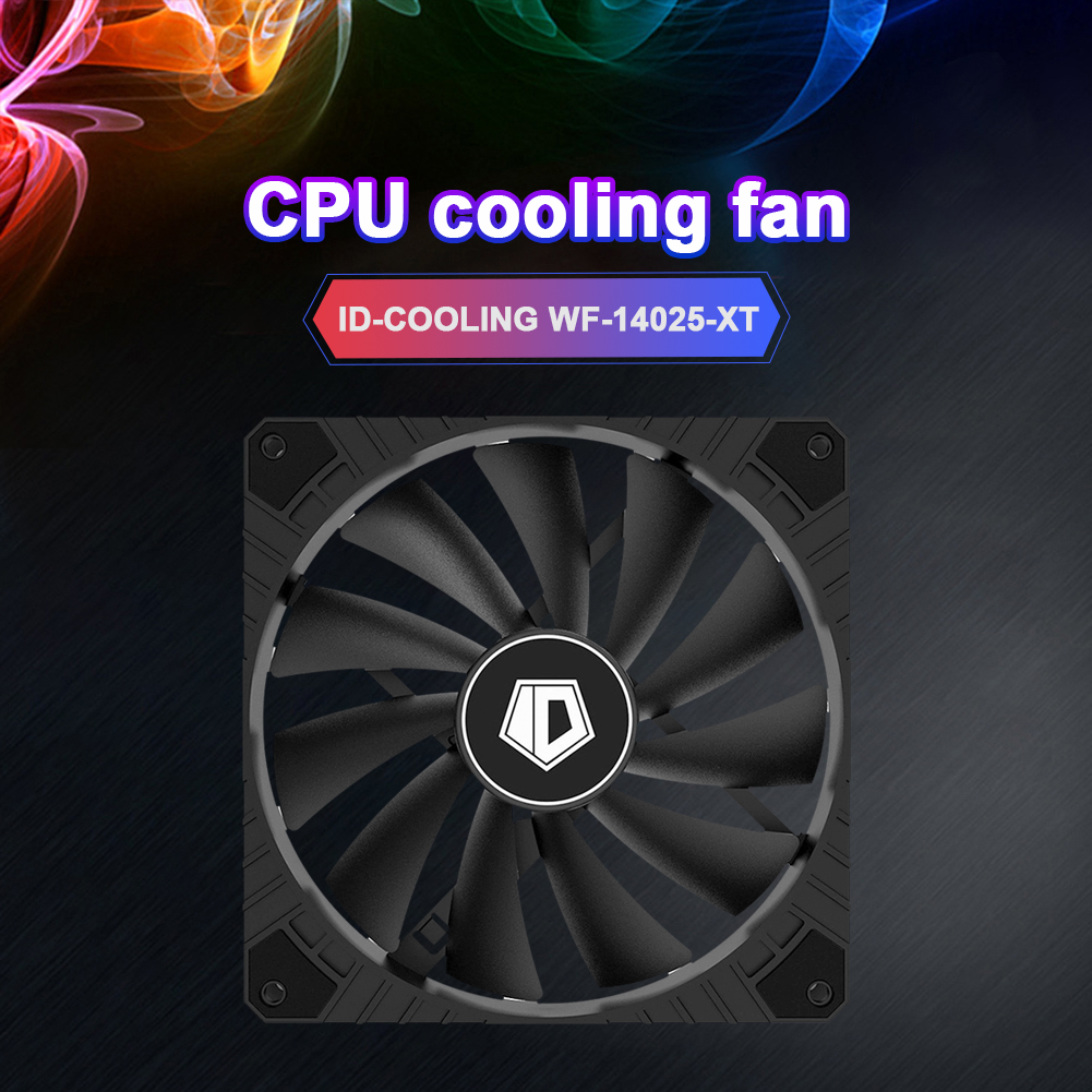 Temperature Control PC Case CPU Cooler Laptop Chassis Cooling Fan Replacement Cooling Fan Radiator Heatsink