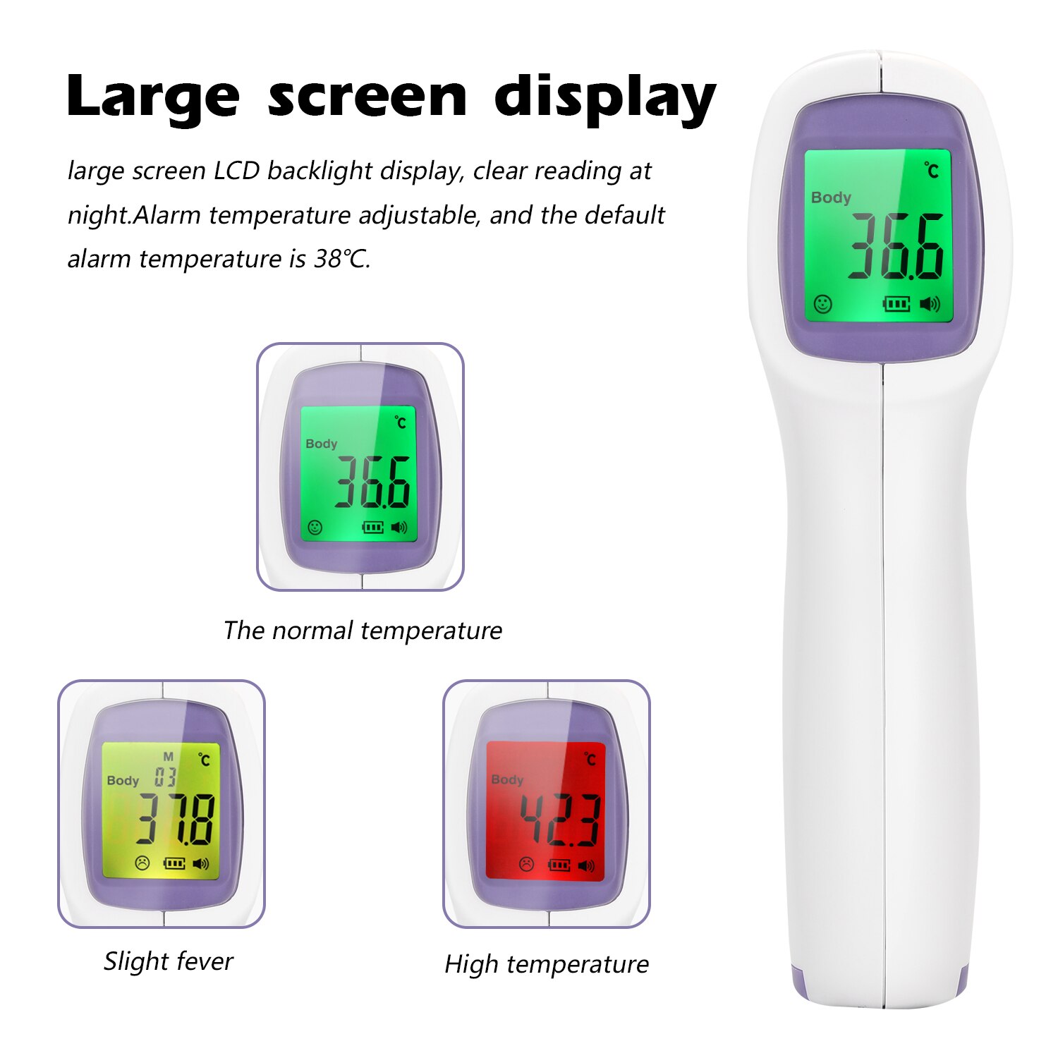 Oximetro Finger Oximeter Pulse Rate Perfusion Index SPO2 Blood-oxygen Data Measurement OLED Display + Digital Thermometer