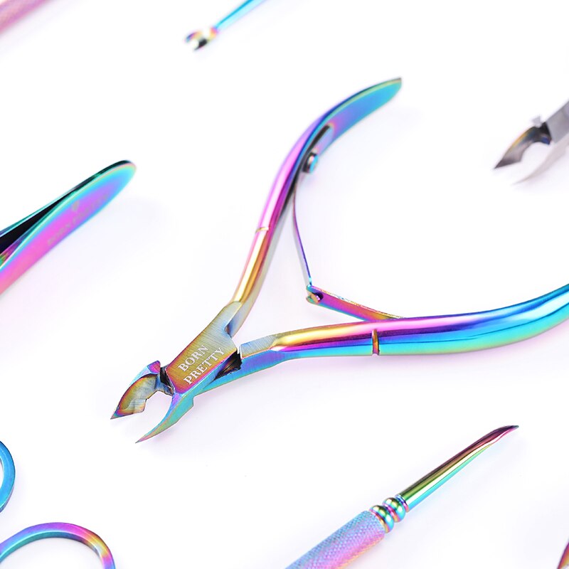 BORN PRETTY 1 PC Nail Art Tool Nipper Nail Cuticle Scissor Dead Skin UV Gel Remover Pusher Nail Stamper