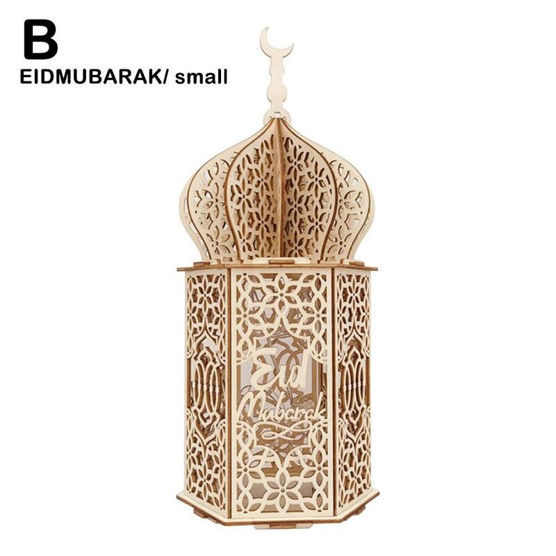 Nylig eid mubarak ramadan lampe ledet dekorasjon muslimsk festival festbelysning diy nattlys palasslys nattlys hjemmeinnredning: Eidmubarak s
