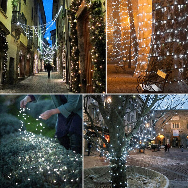 22 M 200 LED Solar Fairy Lights String Waterproof Solar Power Christmas Light Outdoor Garden LED Solar Lamp Decoration