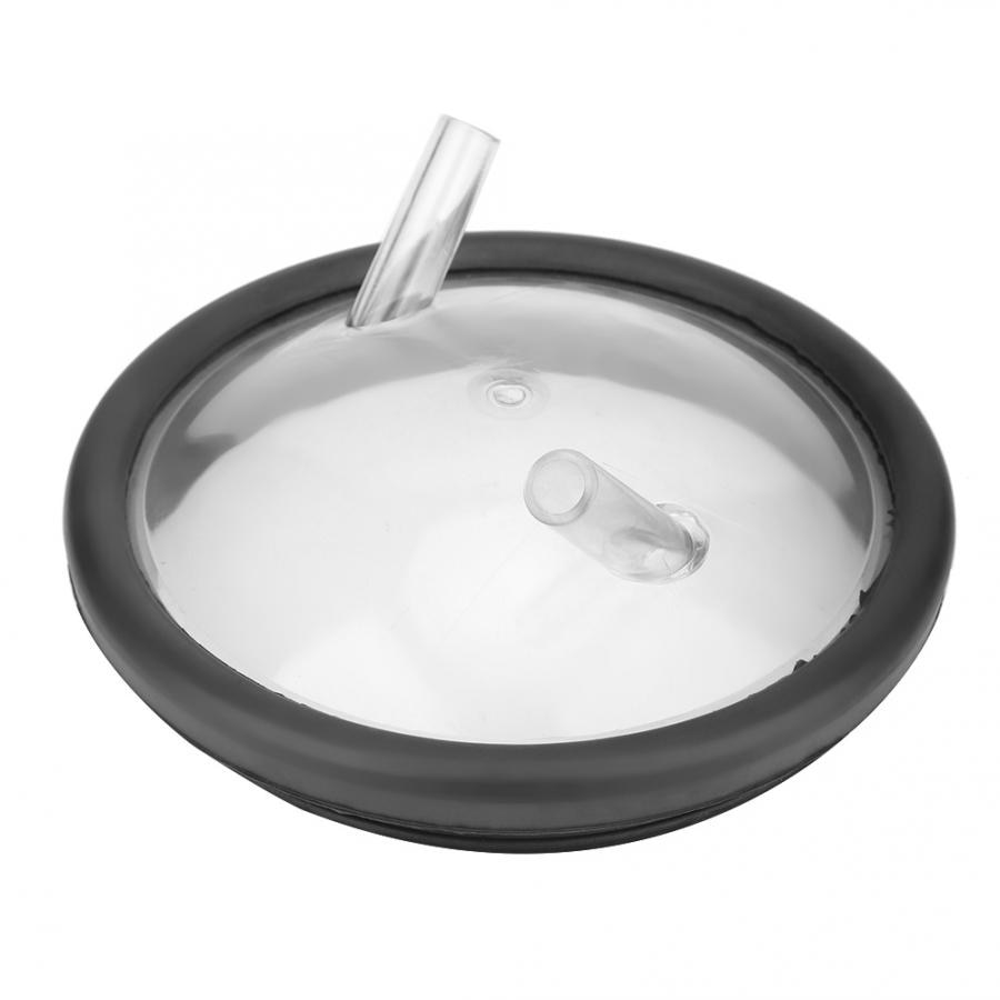 Plastic Transparent Milk Bucket Lid And Gasket For Milking Machine Two Open Lid Buckets with Two exits for Goat Sheep and Cow