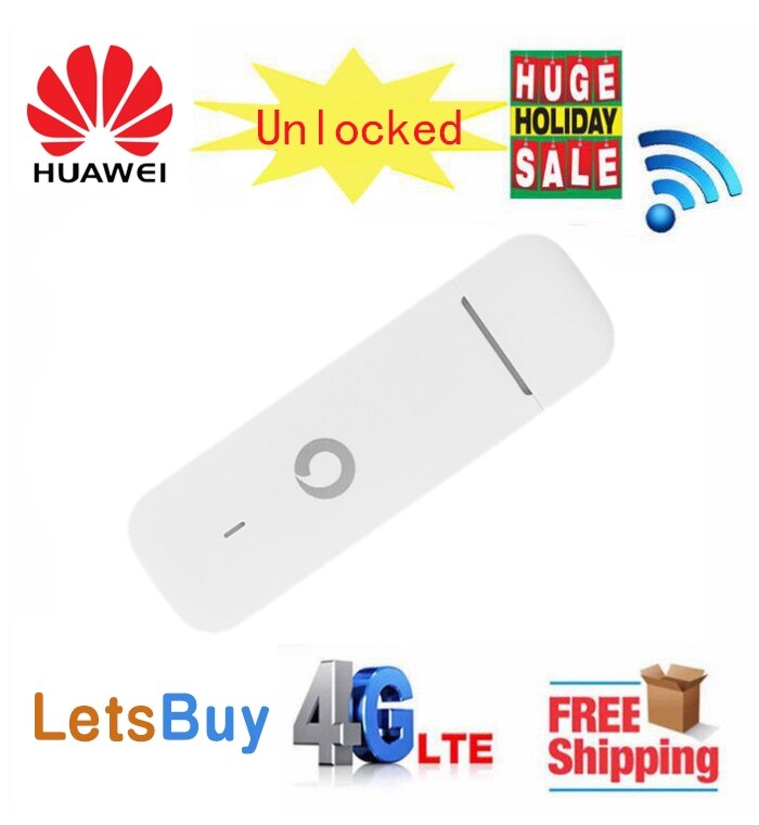 Unlocked Huawei K5160 4G LTE USB Dongle Stick Modem Plus 4G Antenna