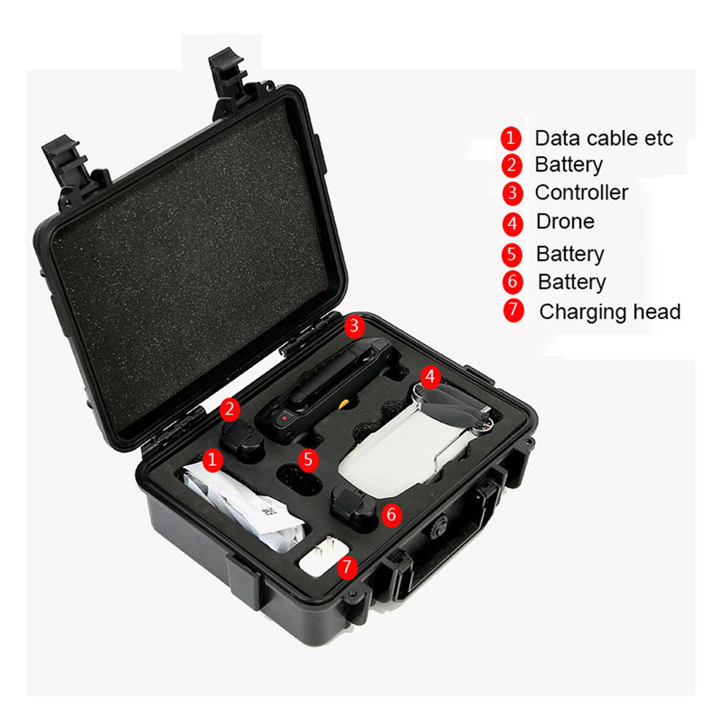 Vanntett oppbevaringsveske til dji mavic mini rc drone tilbehør reise bærende støtsikker hard sak boks til dji mavic mini