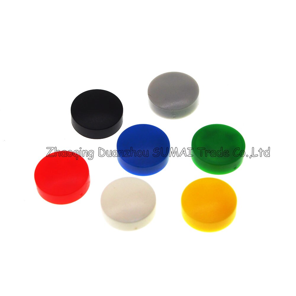 5 modellen kiezen of Mix Tactile Drukknop Cap, tact Switch knop Cap voor 12*12*7.3mm schakelaar, multi/Mix Kleur
