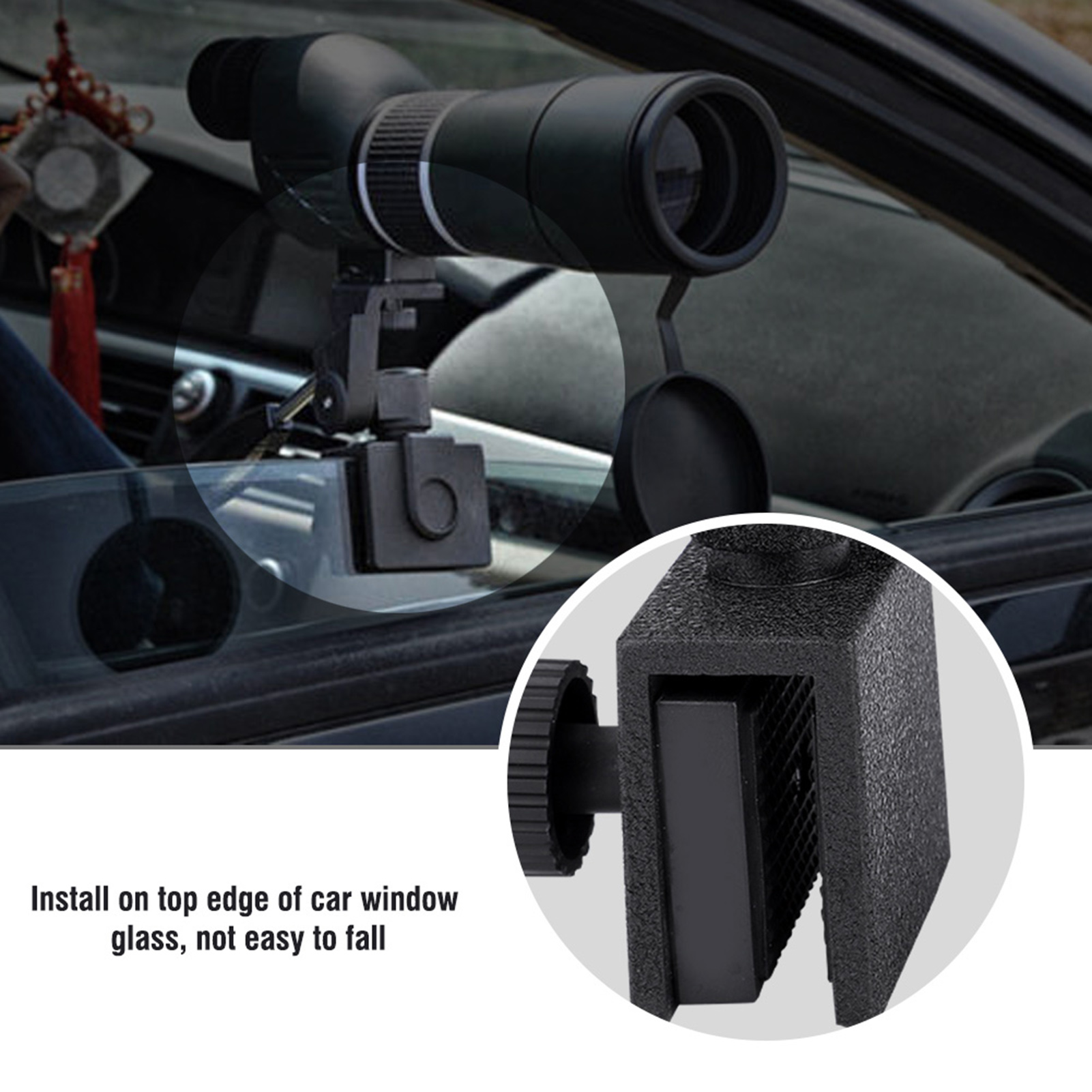 Camera Stand Vehicles Car Window Mount Holder 1/4" Thread with Handle For Camera Telescopes