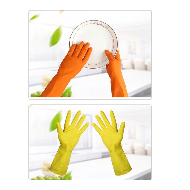 Gants de nettoyage de la vaisselle en Latex | Épurateur de Latex, gants de nettoyage en caoutchouc pour la cuisine, gants de nettoyage en Latex