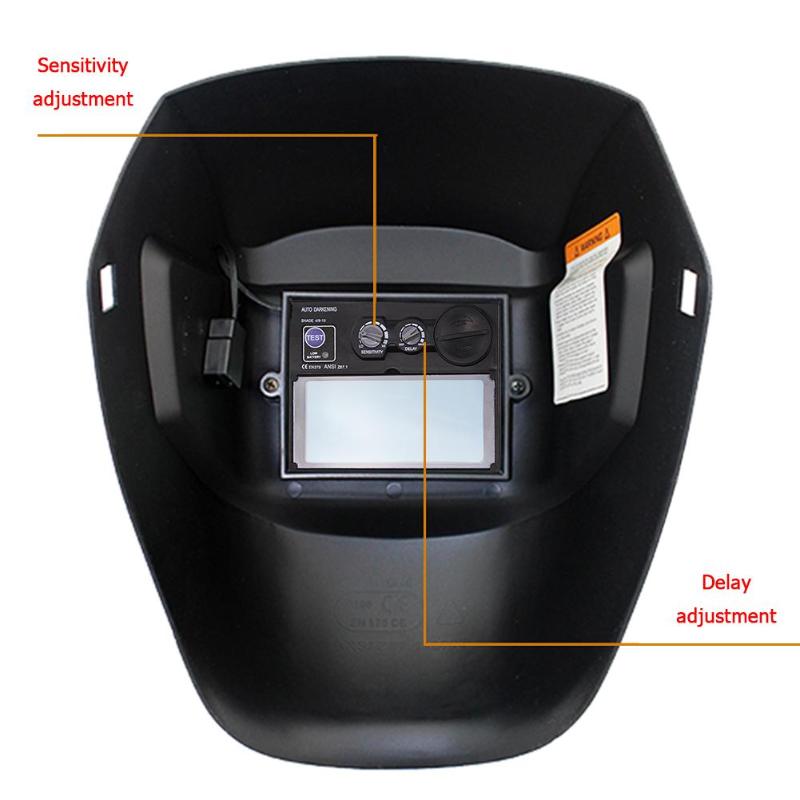 Automatisk mörkare svetshjälm mask lins automation uv ir filter solar svetsfilter hjälm för svetsmaskin