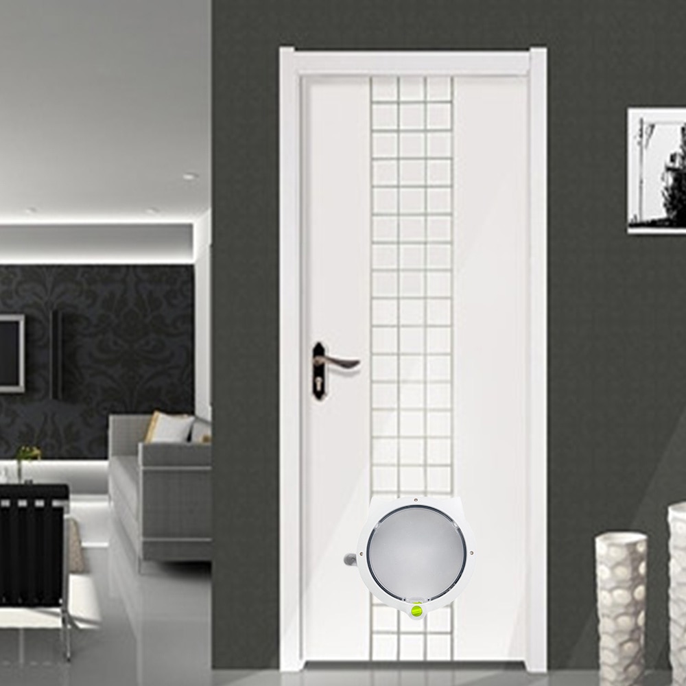 Small Round Cat Kitten Door with 4-way Lock Pet Plastic Window Lockable Safe Dog Puppy Gate Pet Door Pet Supplies for Kitten Dog