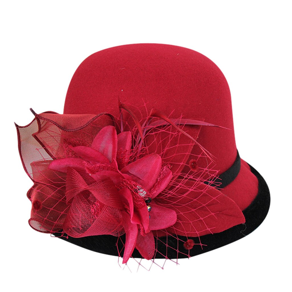 Style Women Beret Hats French Style Hat Cap Vintage Warm Party Top Hat Soft comfortable women Hat#G40: Wine 