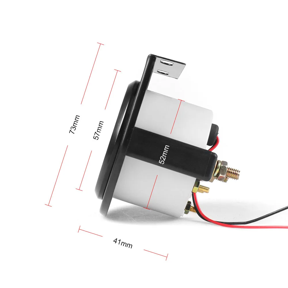 Car Gauge 12V Universal Voltmeter 52mm Automotive Voltage Meter 8-16V Car Gauge Car Voltmeter