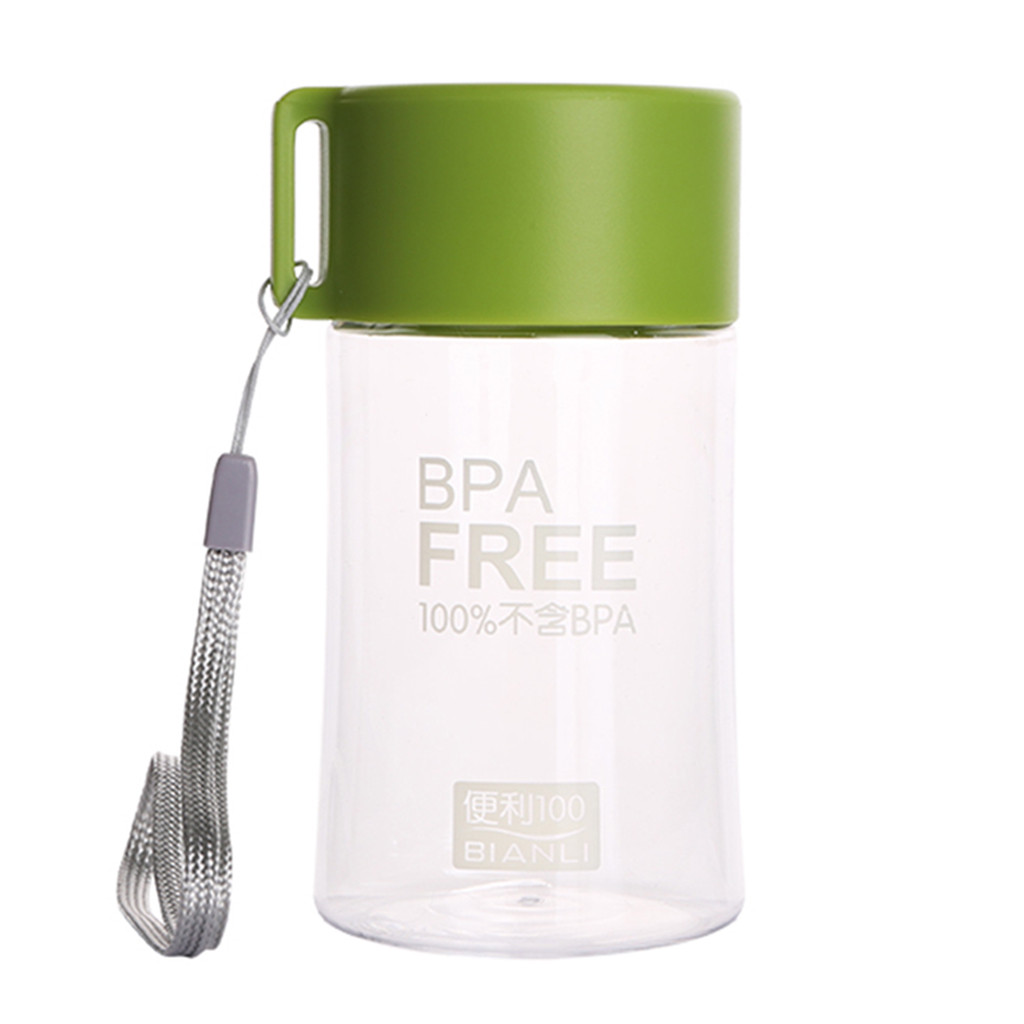 Portable 150ML Plastic Juice Water Bottle Cup Sport Camping Cycling Travel Accessories Drinking Outdoor Sports Portable Bottles: Green