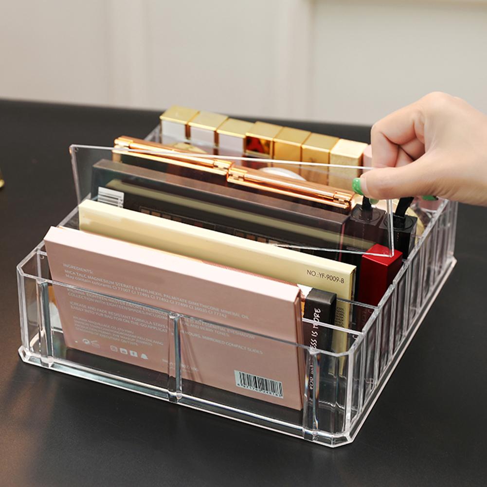 Acryl Draagbare Transparante Make-Up Organizer Opbergbox Make Up Organizer Cosmetische Organizer Make Opberglades Organizer