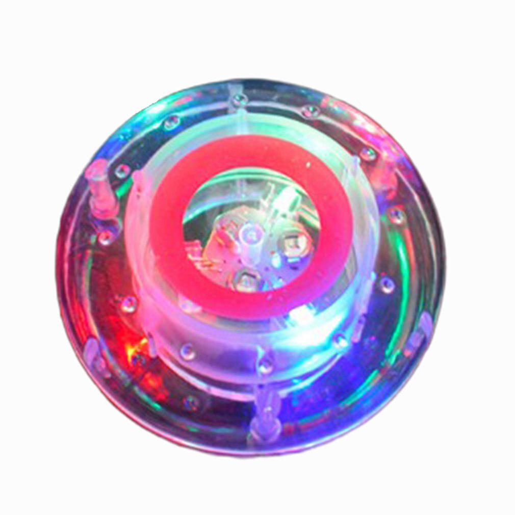 Impermeabile colorato lampeggiante luminoso portato luce giocattolo bambini palla da bagno lampada da bagno lampada galleggiante bagno: Colore rosa
