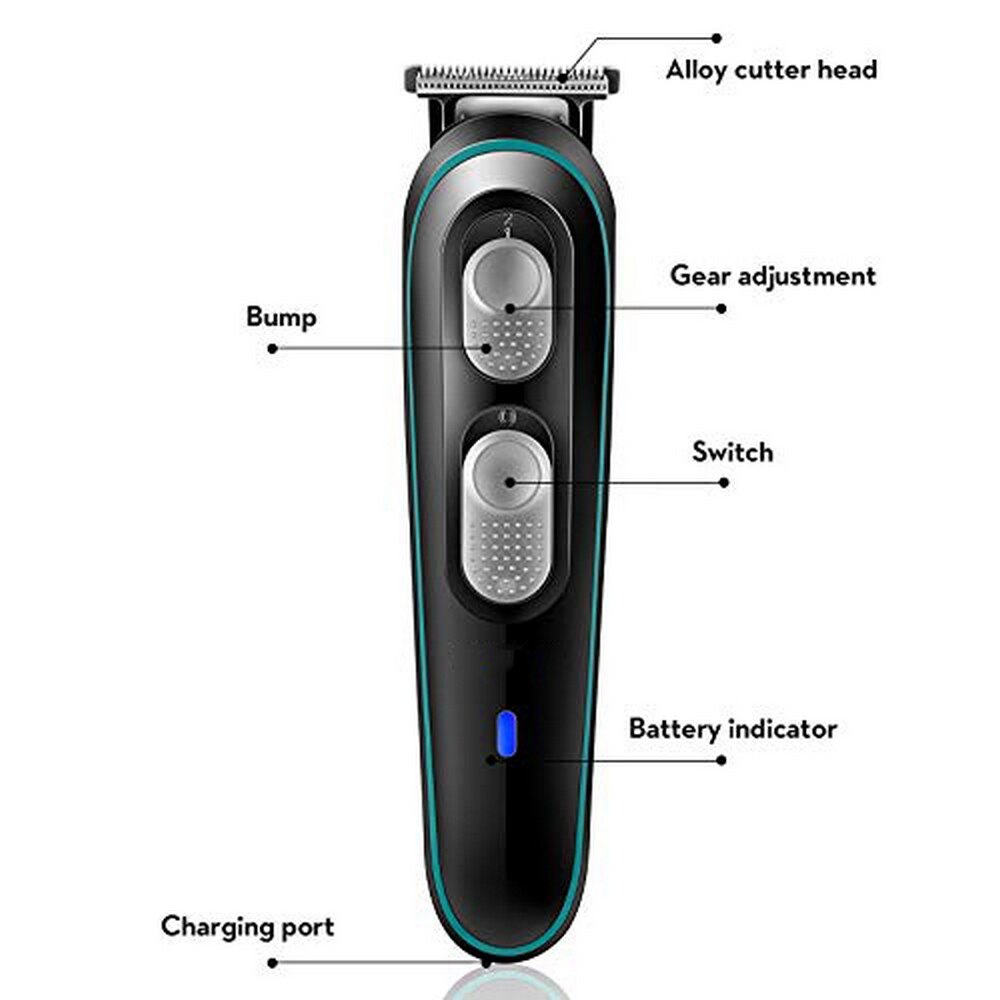 Hair Clipper Multifunction 10W 110-240v hair trimmer electric Beard Trimmer USB hair cutting machine trimer cutter