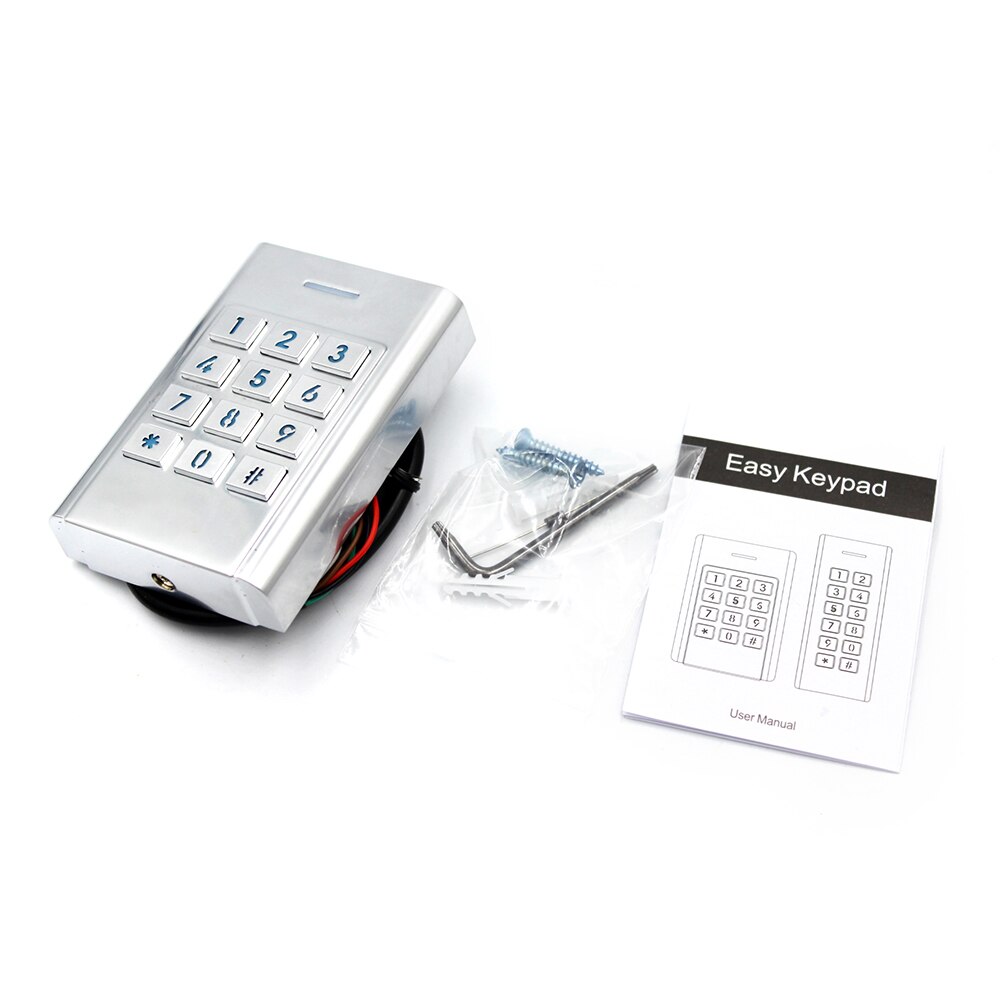 1000 benutzer IP68 Wasserdicht allein Zugriff Kontrolle passwort Stift Code Tastatur metall fallen Sicherheit Eingangstür Öffner System