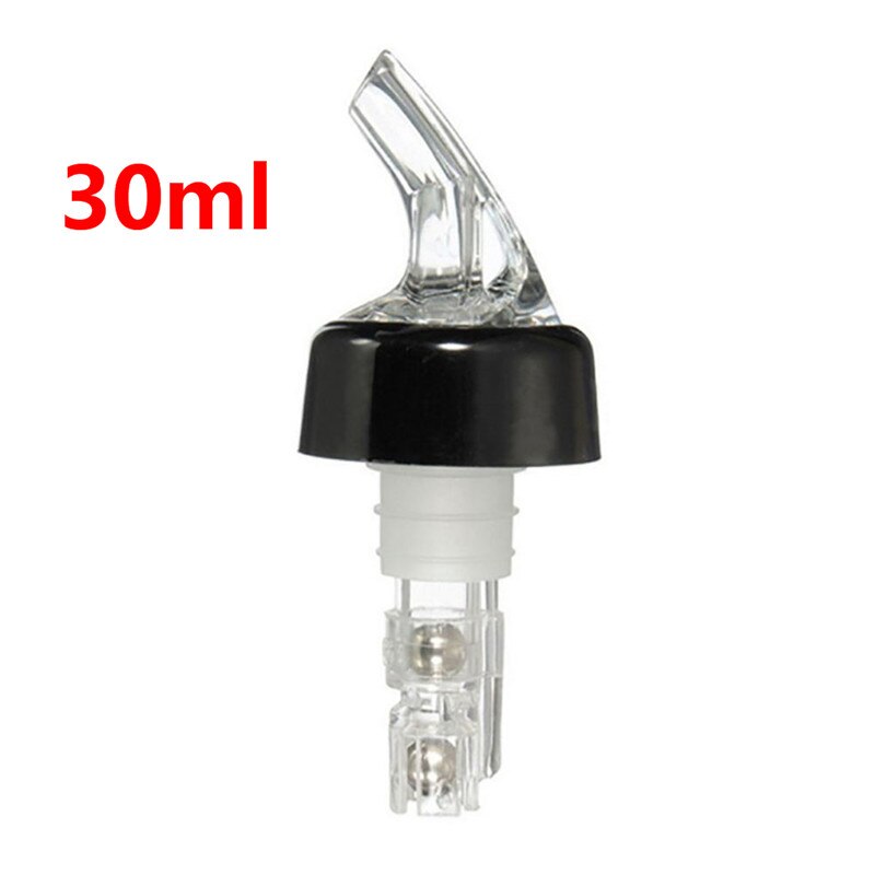 20ml / 30ml quantitative red wine pourer, alcohol liquid dispenser, measuring bottle, wine spray decanter, KTV bar tools: black 30ml