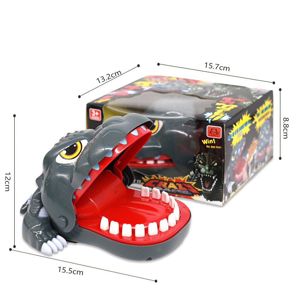 Mouth Dentist Bite Finger Toy Large Crocodile Pulling Teeth Bar Games Toys Kids Funny Toy For Children Kids Game Biting Finger