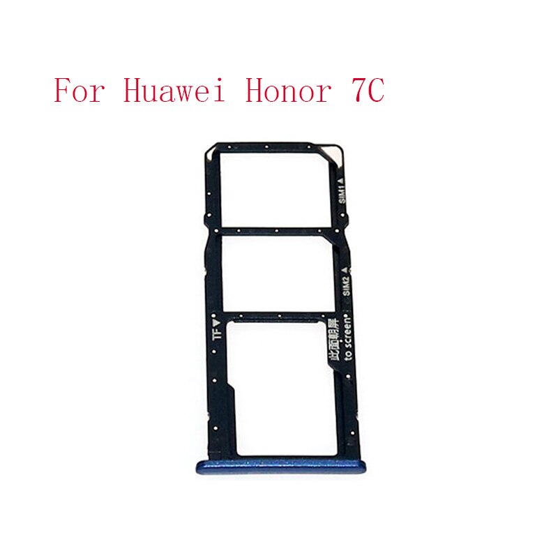 Vervanging Voor Huawei Honor 7C Sim Kaart Lade Houder Adapter Onderdelen Micro Sd Card Slot Houder