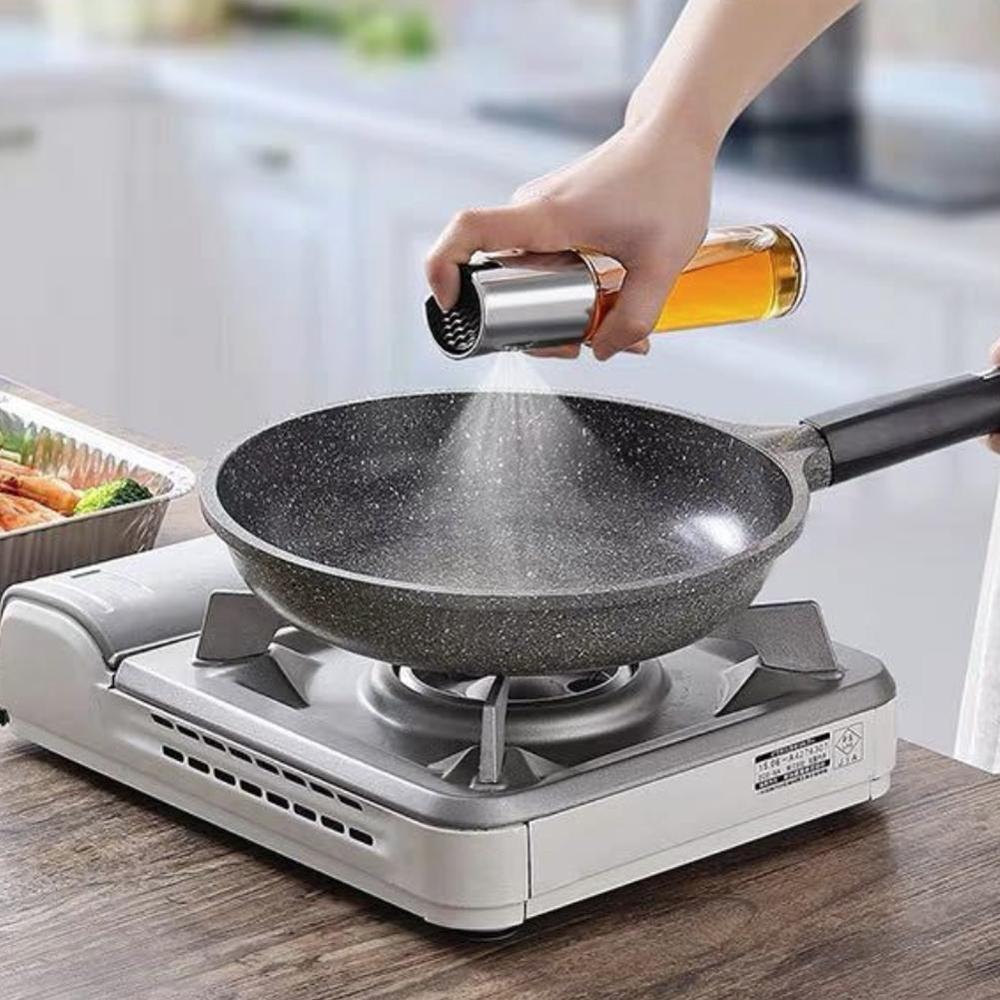 1pc glas olivenolie sprøjte olie spray tom flaske eddike flaske olie dispenser til madlavning salat bbq køkken bagning