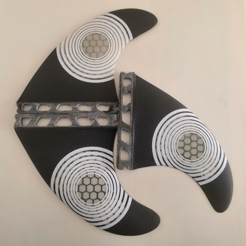 Future G5 fins white circle Fiberglass SUP Surfboard Fin Fins in Surfing surfboard accessories