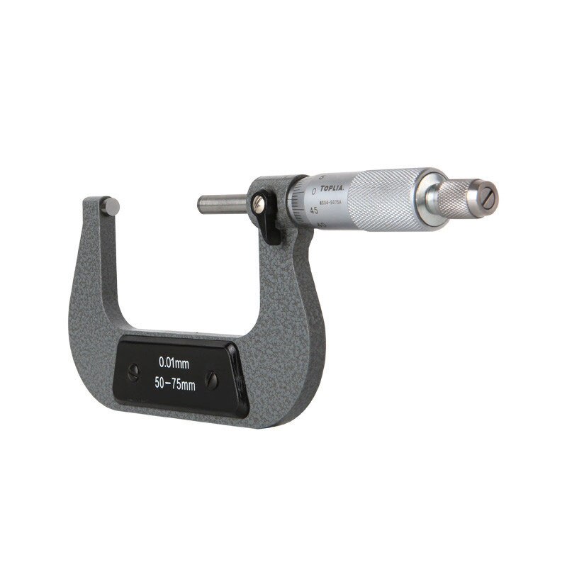 TOPLIA Mechanical Outer Micrometer Inner Diameter Micrometer High Precision Spiral Micrometer Resolution 0.01mm MS04-025A Series