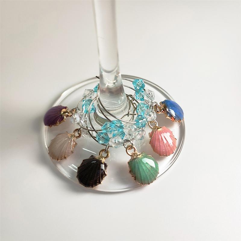 6 Verres à Pied Trop Mignons Sur Le Thème De La Mer : Tortues, étoiles De Mer Et Coquillages ! Parfaits Pour Boire Un Coup Les Pieds Dans L’eau.