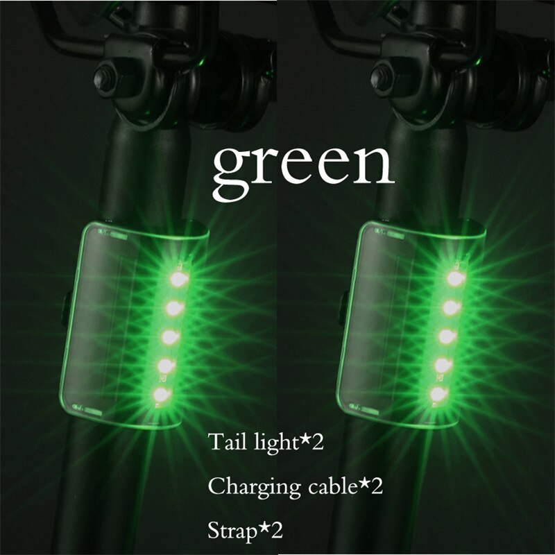 DONPEREGRINO B2-110 Lumen Hoge Helderheid Rood/Blauw Achterlicht, Krachtige LED Fiets Achterlicht Usb Oplaadbaar Voor Fietsveiligheid
