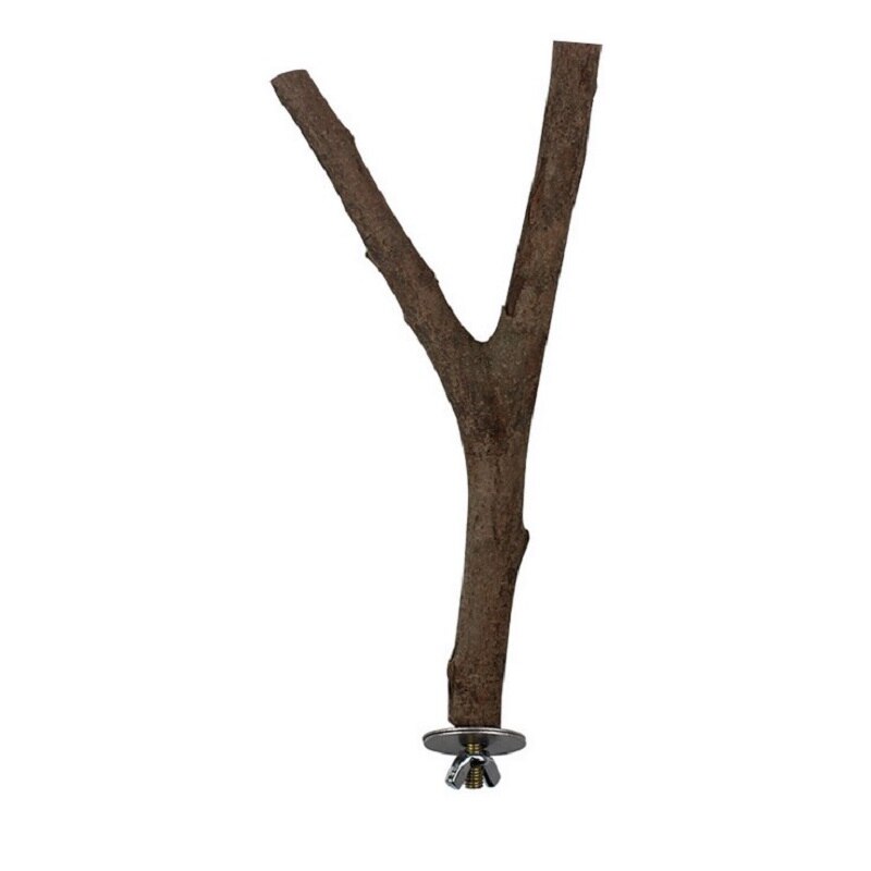 Palo de madera de pie para pájaros y loros, accesorios para juguetes de aves, 15/20/25/30cm