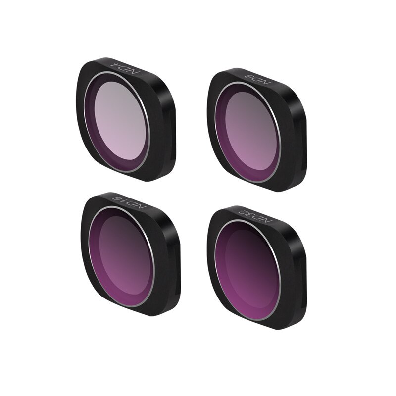 Juego de filtros para DJI Pocket 2, accesorios, Osmo Pocket, MCUV, CPL, ND, NDPL, 4, 8, 16, 32, Kit de filtros para lentes, Sunnylife: 4pcs ND Filter Set