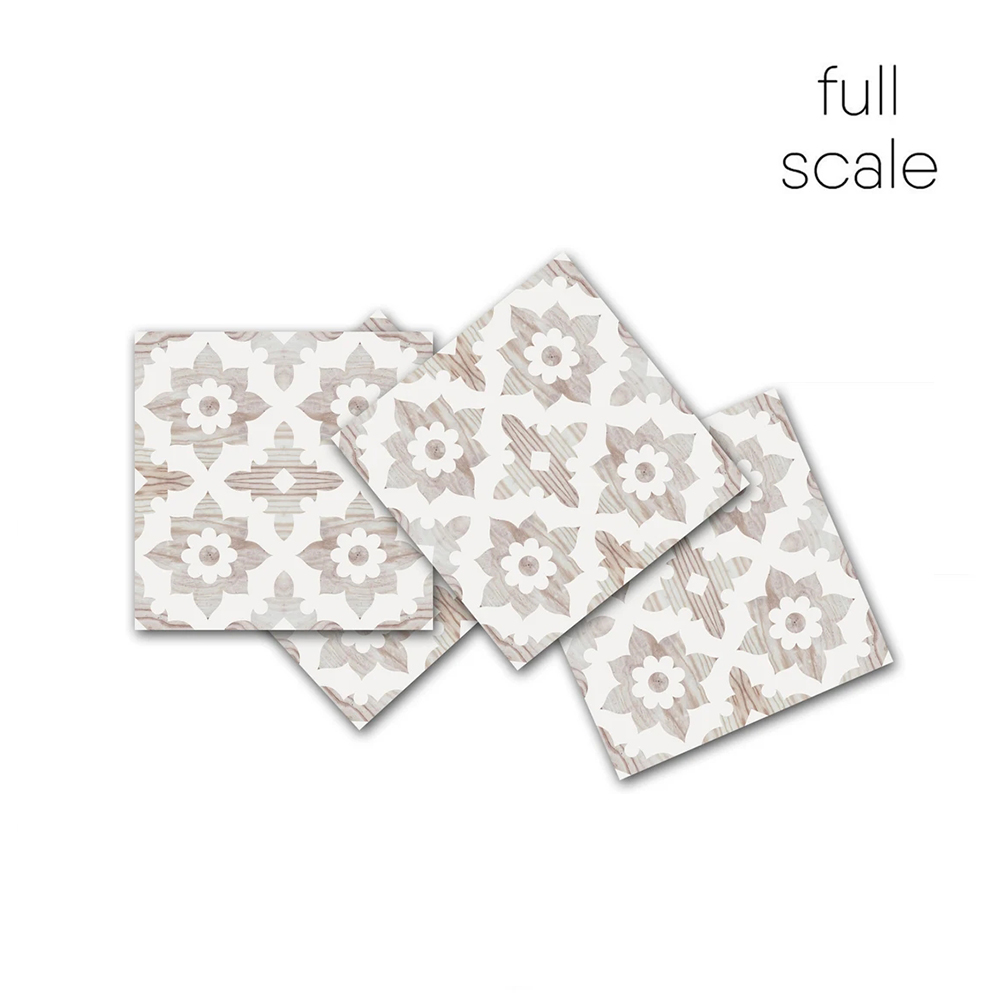 10 sztuk pcv imitacja marmuru klatka schodowa kuchnia płytki samoprzylepne naklejki wodoodporny wystrój łazienki ceramiczne tapety 30x30cm: FS2093-3 / 20cmx20cmx10pcs