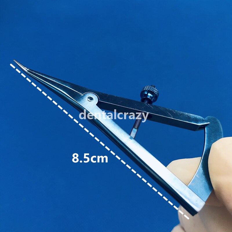 Øjenlåg caliper 20mm castroviejo caliper skruejustering rustfrit stål/titanium dental/oftalmisk instrument