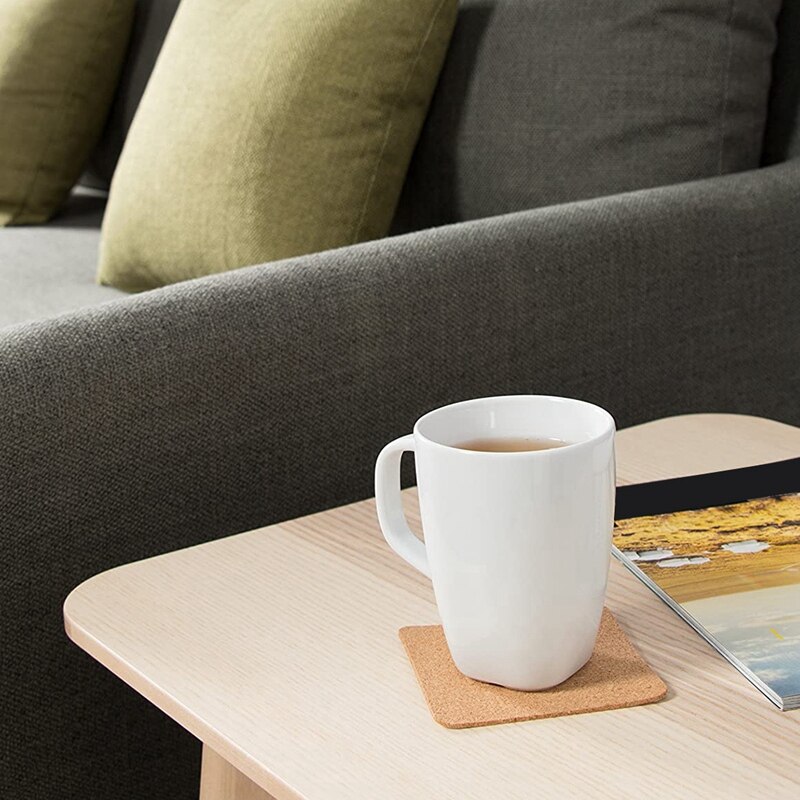 Self-Adhesive Cork Coasters,Cork Mats Cork Backing Sheets for Coasters and DIY Crafts Supplies (50, Square)