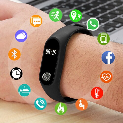 Smart Armband Männer Frauen Sport Smart uhr Für Android IOS Fitness Tracker Elektronik Smart Uhr Band Smartband handgelenk armband