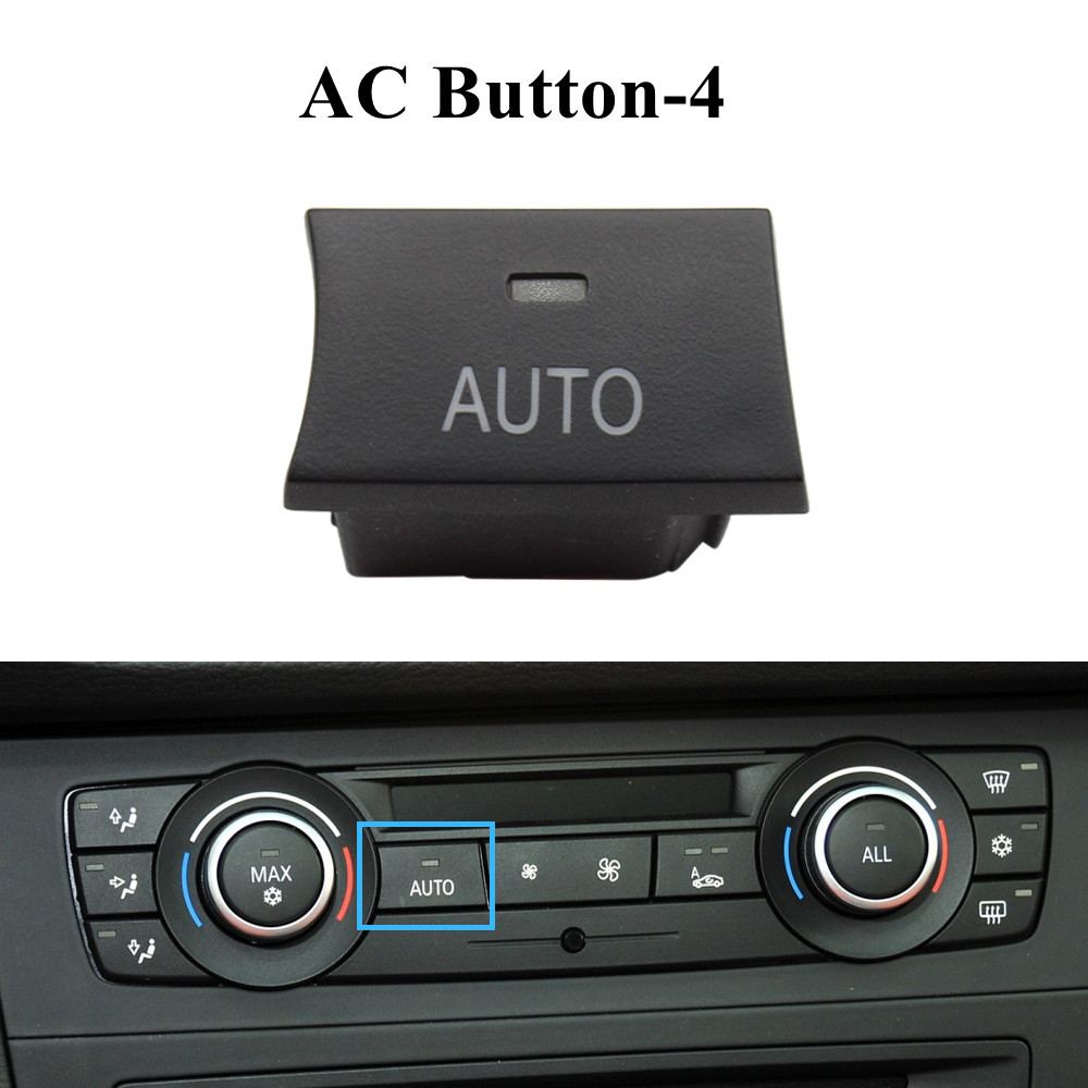 Auto Heater Climate Control Fan Volume Airconditioning Knop Luchtcirculatie Knop Voor Bmw 1 3 X1 X3 E81 E90 e91 E92 E84 F25: Button-4